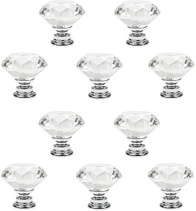 PAPRMA Crystal Glass Cabinet Knobs