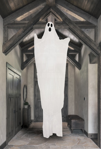 Way to Celebrate Halloween Hanging Ghost Decoration, White