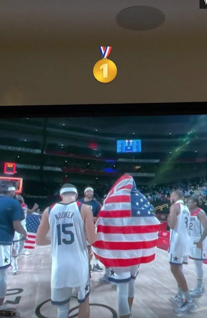 Devin Booker's Photo Of Kendall Jenner Wearing His Olympic Medal Is Goals