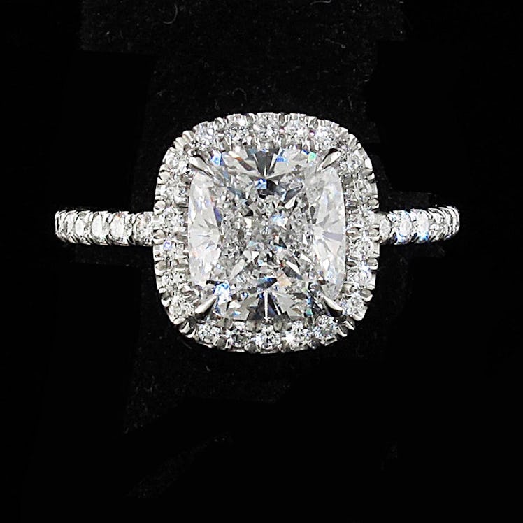 2.13 Carat Diamond Engagement Ring from Kantor Gems.