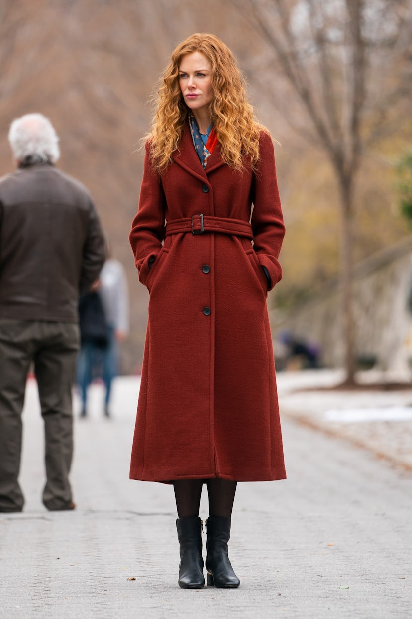 Nicole Kidman on the set of 'The Undoing' in the Upper East Side