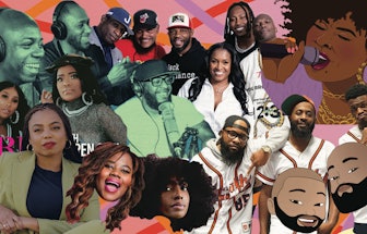 The Best Black podcasts, including "Jemele Hill is Unbothered" and "85 South"