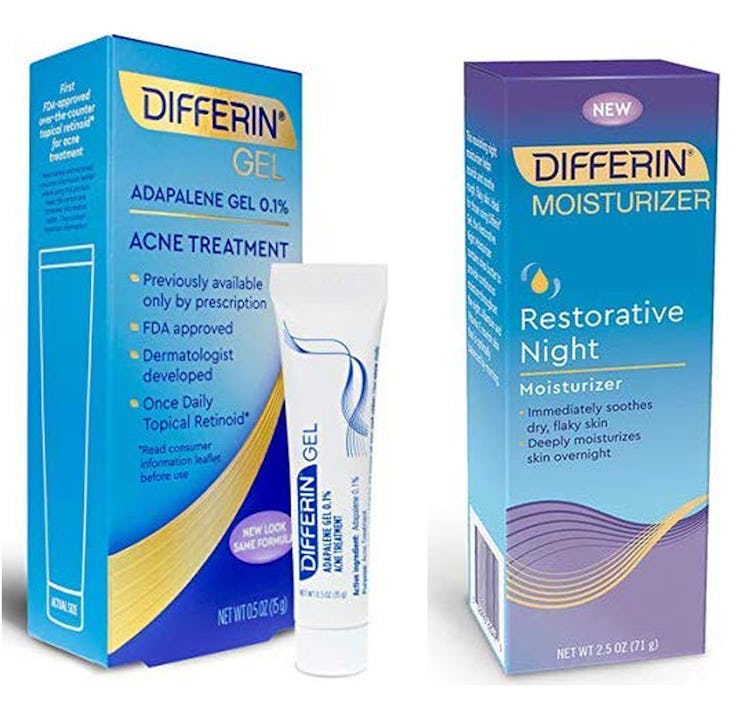 Differin Restorative Night Moisturizer & Adapalene Gel