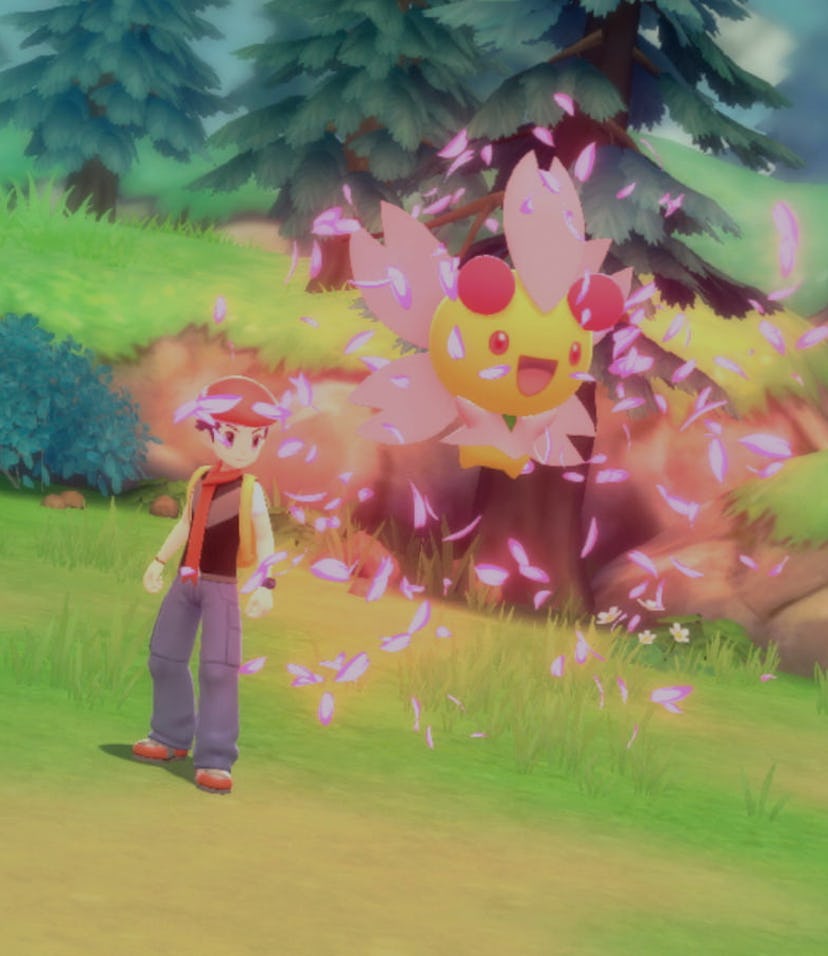 A screenshot of Pokemon Shining Pearl