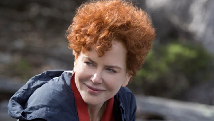 Nicole Kidman with a red wig in Lion movie