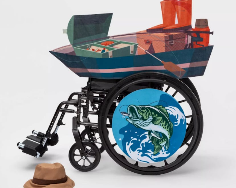 Fishing boat wheelchair costume from Target