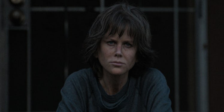 Nicole Kidman with a grey wig in the Destroyer