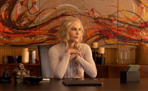 Masha (Nicole Kidman) looking pensive in her office in 'Nine Perfect Strangers.'