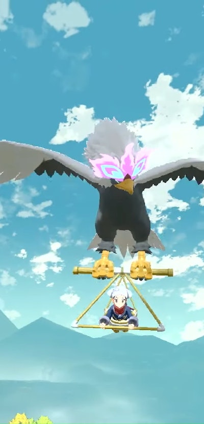 Player can fly around on Hisuian Braviary