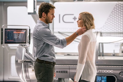 Chris Pratt and Jennifer Lawrence star in 'Passengers.'