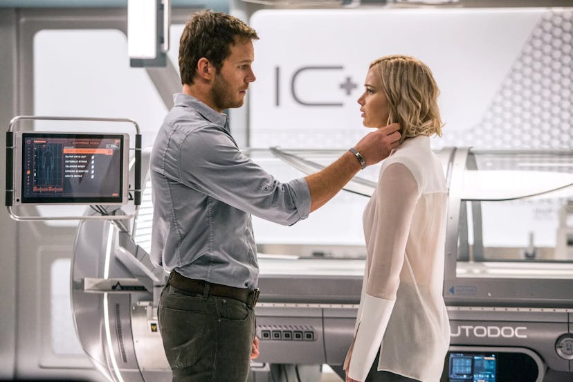 Chris Pratt and Jennifer Lawrence star in 'Passengers.'