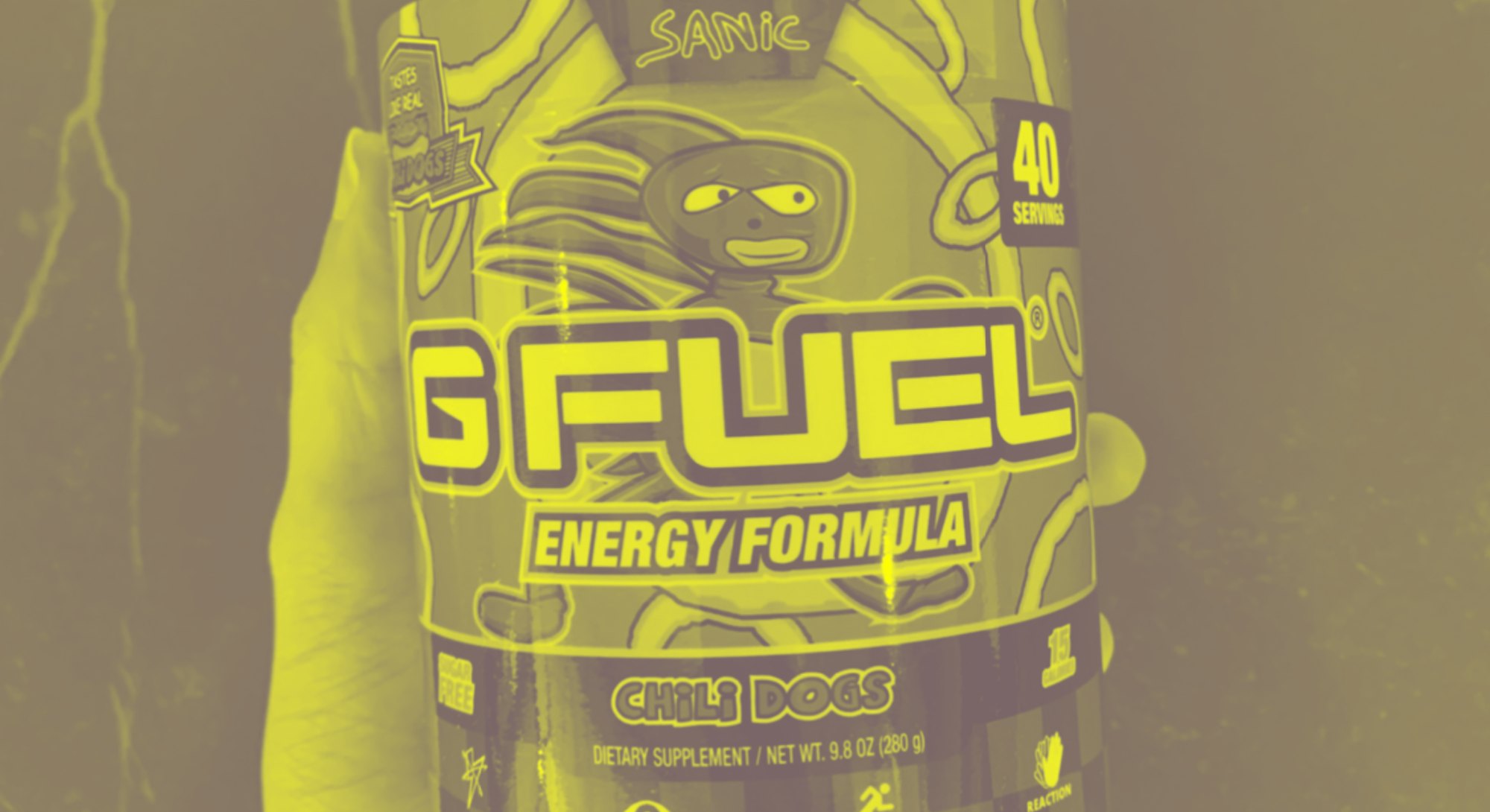 G-Fuel's Sanic-themed energy powder that tastes like chili dogs. Food. Drink. Video games. Gaming. M...