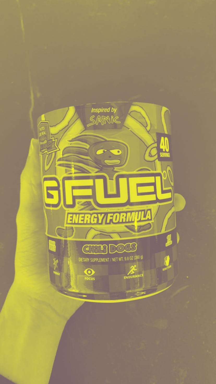 G-Fuel's Sanic-themed energy powder that tastes like chili dogs. Food. Drink. Video games. Gaming. M...