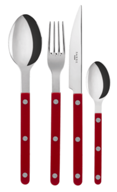 Red Bistrot Cutlery Set