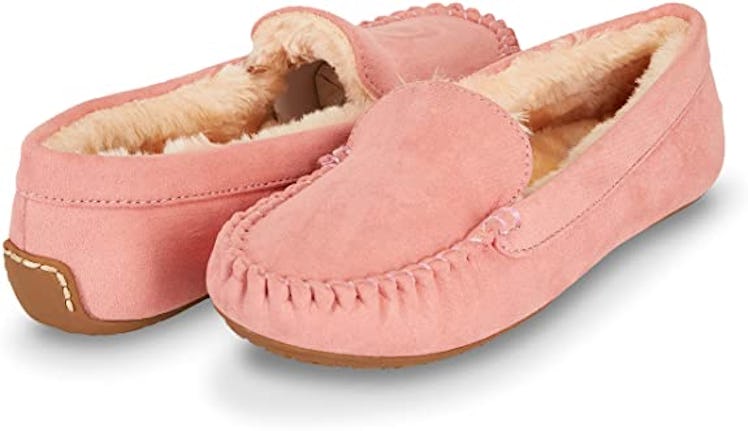 Floopi Women's Leather Moccasin Slipper