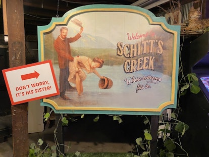 The Lucky Rabbit in Mississippi has a 'Schitt's Creek' set that includes the welcome sign from the s...