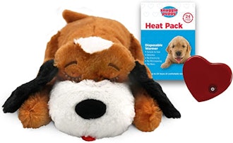 SmartPetLove Snuggle Puppy Heartbeat Stuffed Plush Dog Toy
