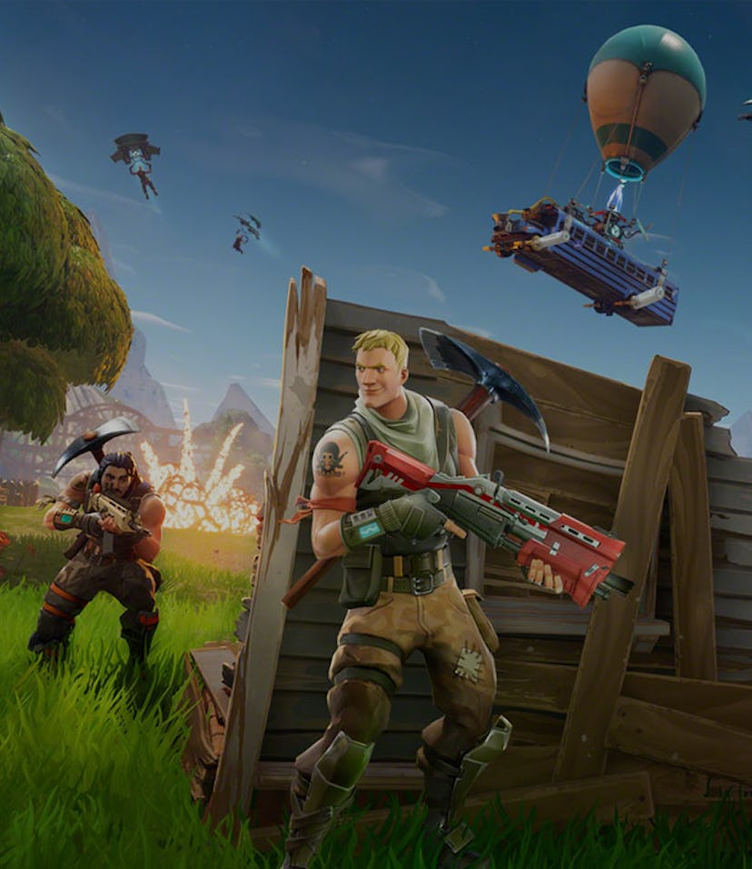 An original menu art from Fortnite