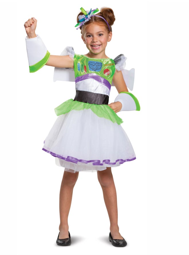 This Buzz Lightyear tutu costume is one Disney Store Halloween costume for kids.