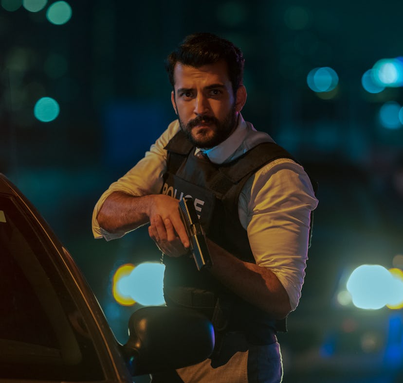 Phoenix Raei as Detective Roshan Amir in episode 102 of Clickbait