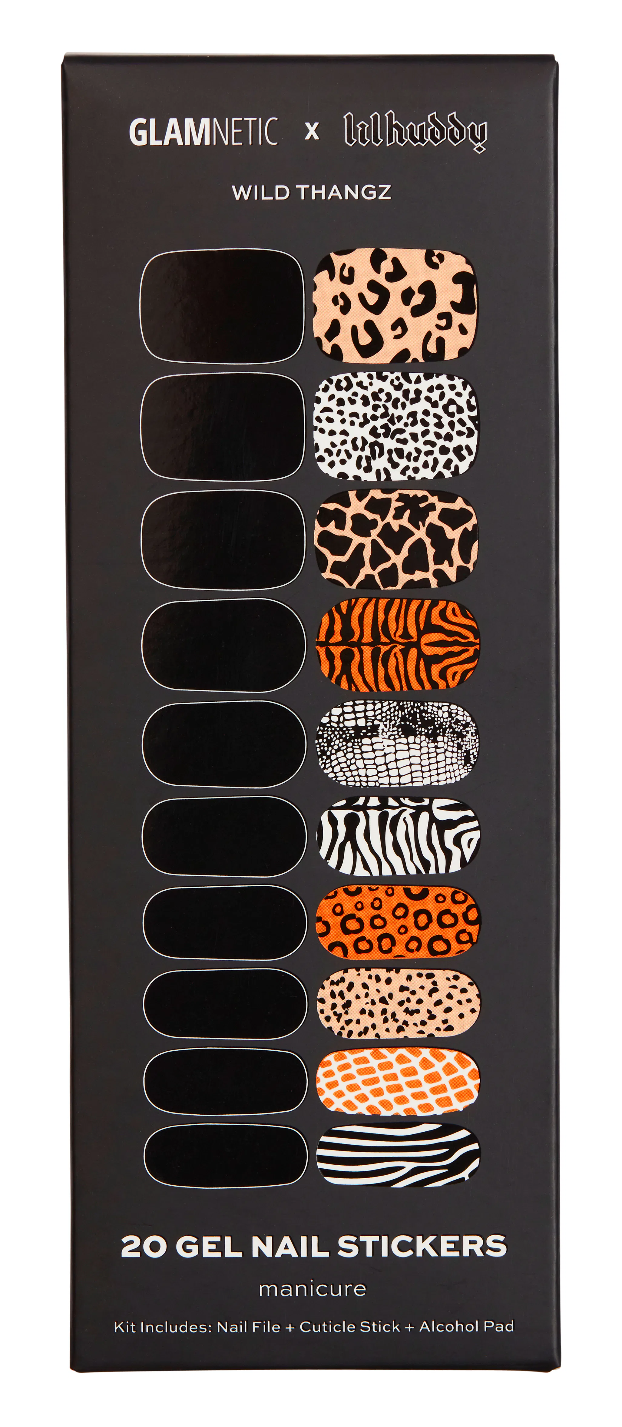 LIL HUDDY Just Dropped a Punk Inspired Nail Sticker Collab with Glamnetic