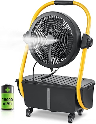 Geek Aire Rechargeable Outdoor Misting Fan With 2.9-Gallon Water Tank