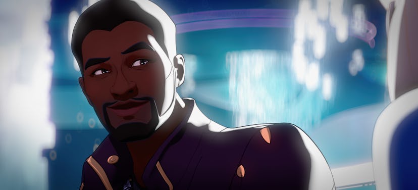 T'Challa as Star-Lord in 'What If...?' Season 1.