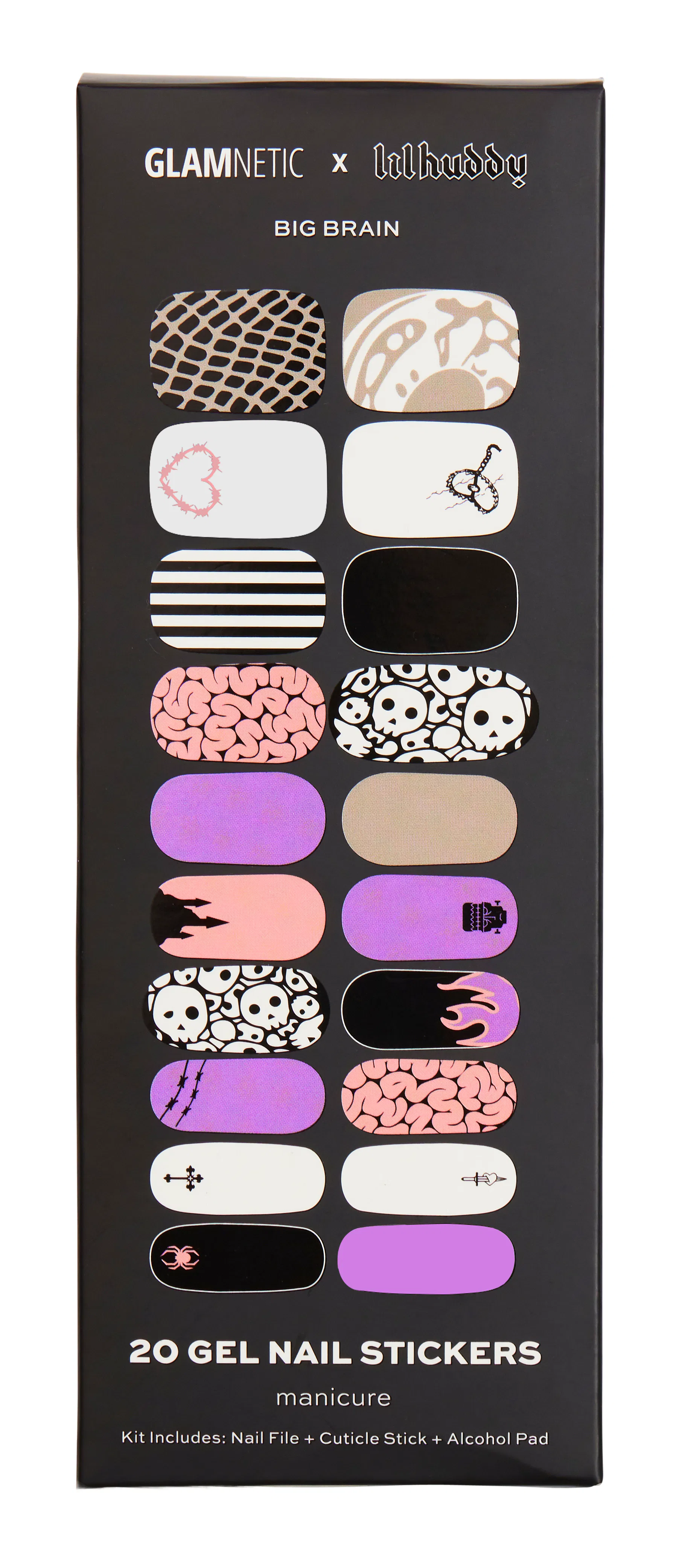 LIL HUDDY Just Dropped a Punk Inspired Nail Sticker Collab with Glamnetic