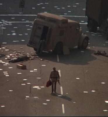 image of ruined street from The Omega Man