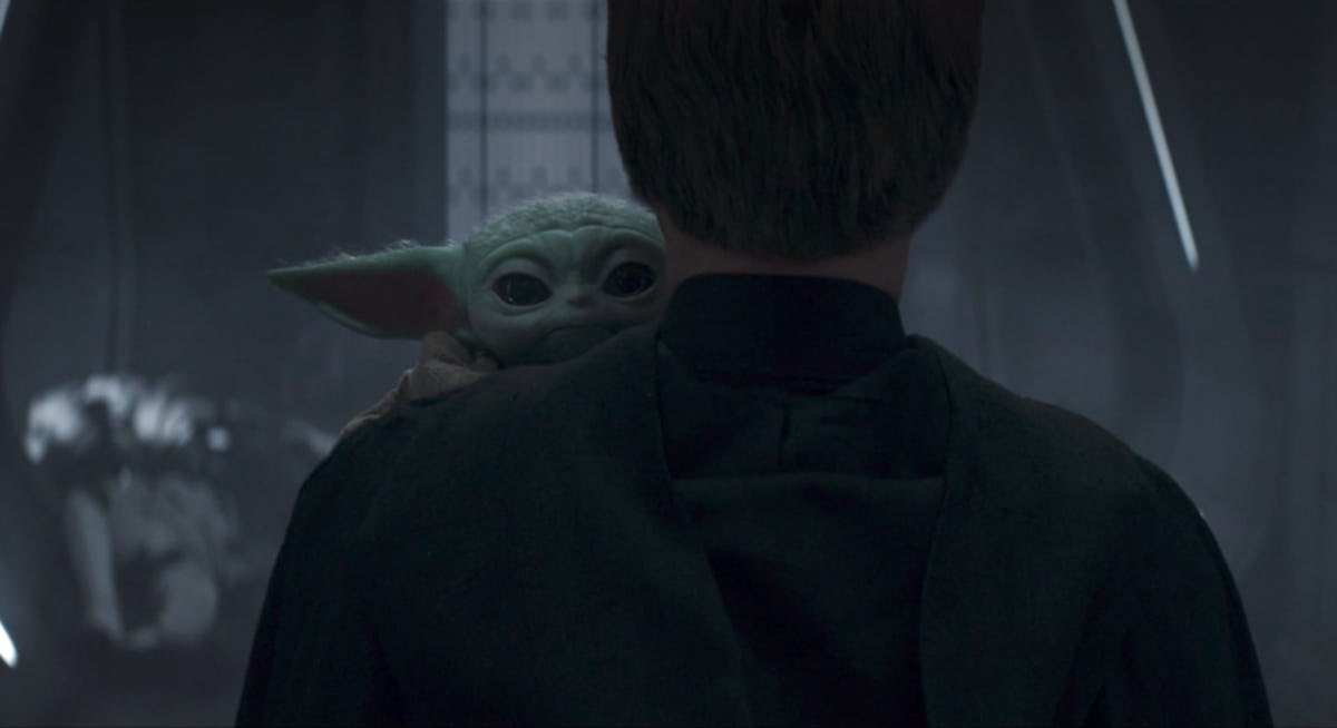 Baby Yoda says goodbye at the end of 'The Mandalorian' Season 2