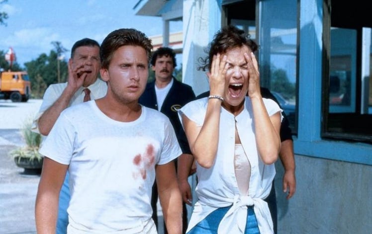 Emilio Estevez in his first and only Razzie-nominated performance.