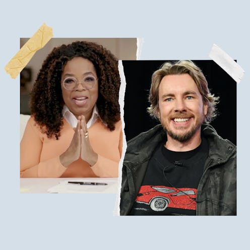 Top celebrity podcast hosts Oprah Winfrey and Dax Shepard.