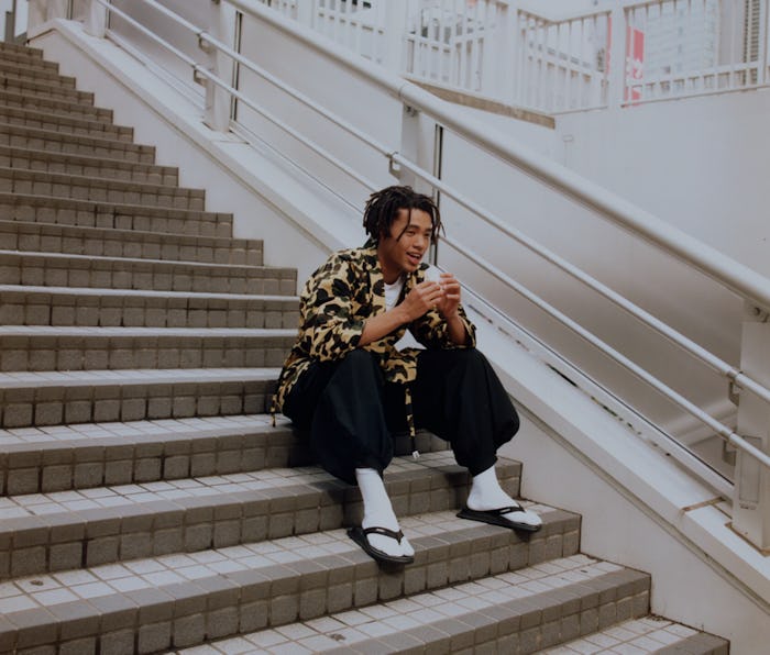 BAPE x Havaianas flip flop campaign