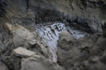 Melting permafrost in Siberia