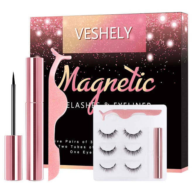 VESHELY Magnetic Eyelashes with Eyeliner Kit
