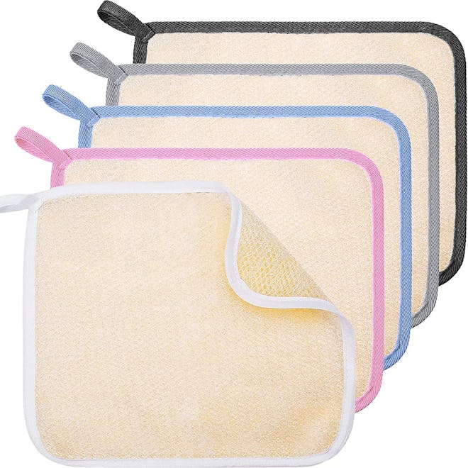 Tatuo Exfoliating Face and Body Wash Cloth (5- Pack)