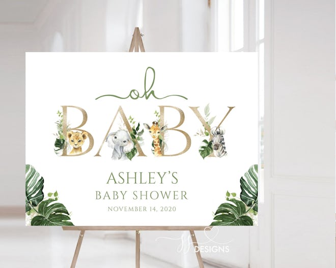 Baby Shower Welcome Sign