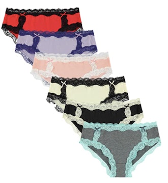Free to Live Lace Panties (6-Pack)