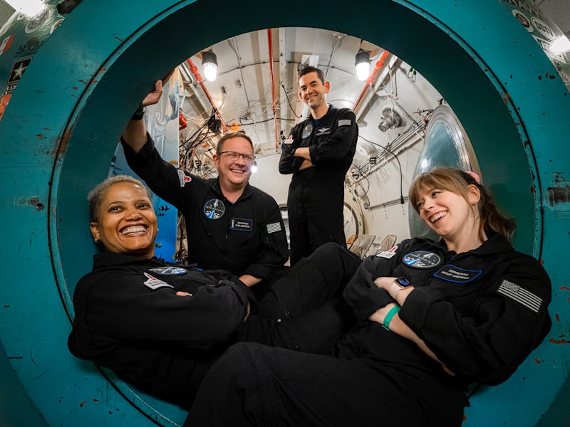 The Inspriation4 crew trains in North Carolina.