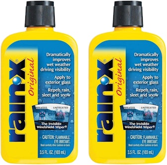 Rain-X Original Windshield Treatment Glass Water Repellent (2-Pack)