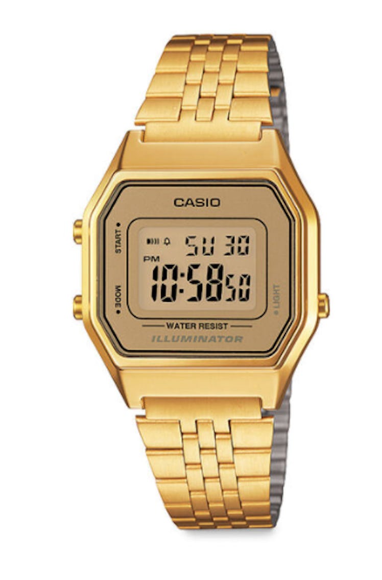 Casio Digital Watch Gold Small