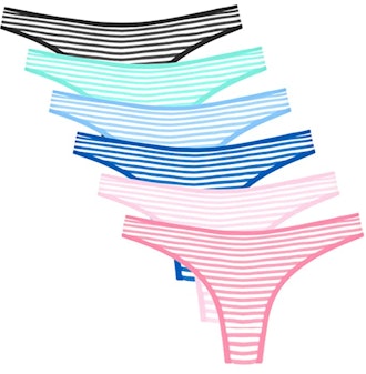 ANZERMIX Thong Panties (6-Pack)