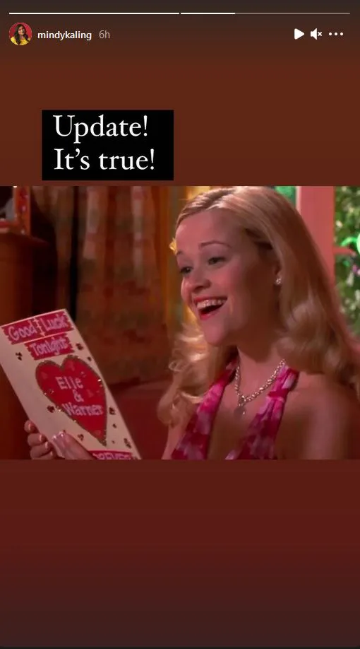 Mindy Kaling Just Learned A 'Legally Blonde' Fact That Blew Her Mind