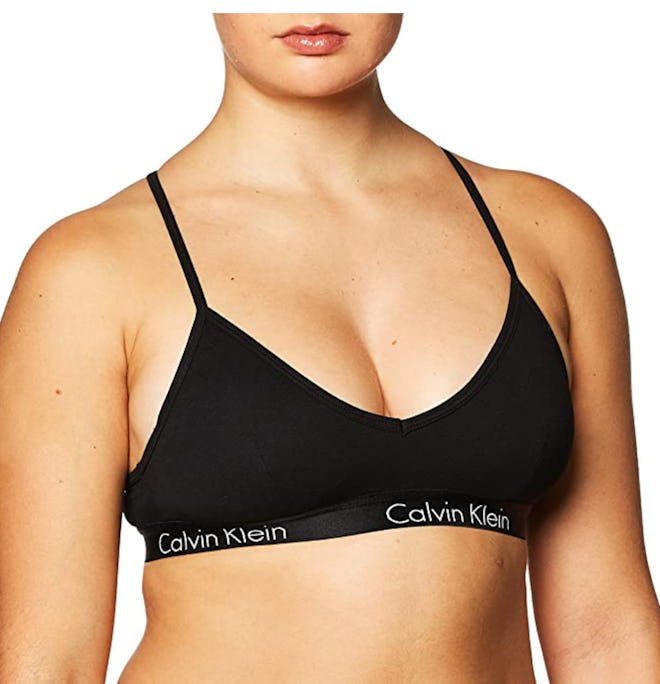 Calvin Klein Motive Cotton Lightly Lined Bralette 