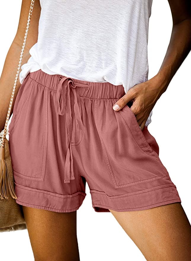 Dokotoo Drawstring Casual Pocketed Shorts