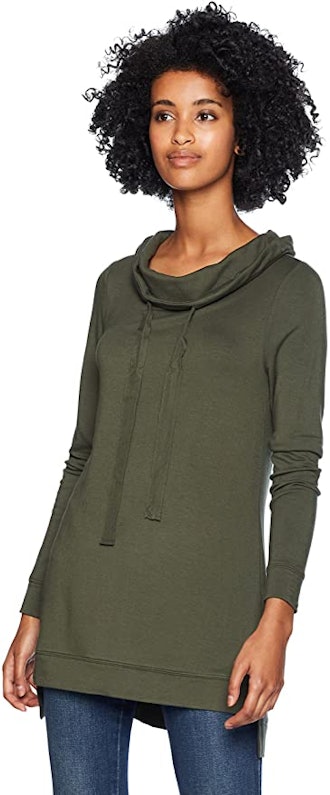 Daily Ritual Supersoft Terry Funnel-Neck Tunic