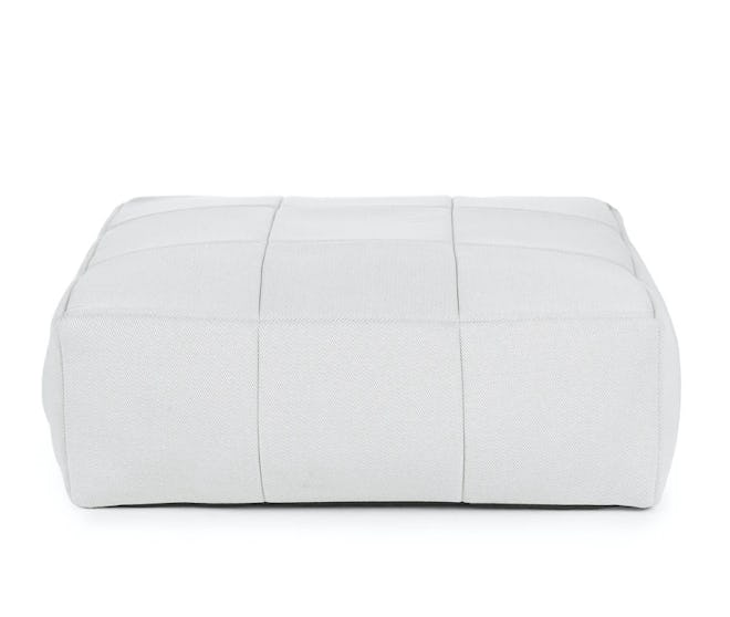 Corvos Whisper Gray Ottoman