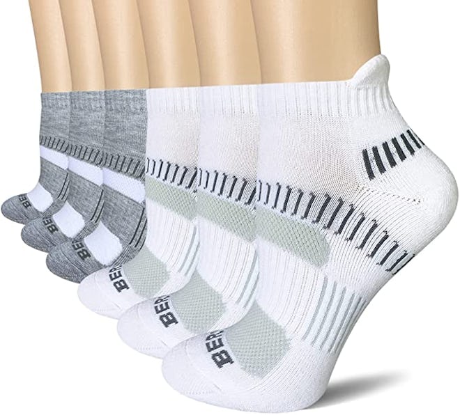 BERING Performance Athletic Running Socks (6-Pack)