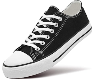 These shoes to wear with leggings are great if you're looking for converse-style shoes.