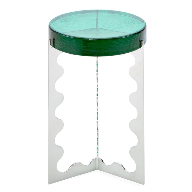 Tall Ripple Accent Table